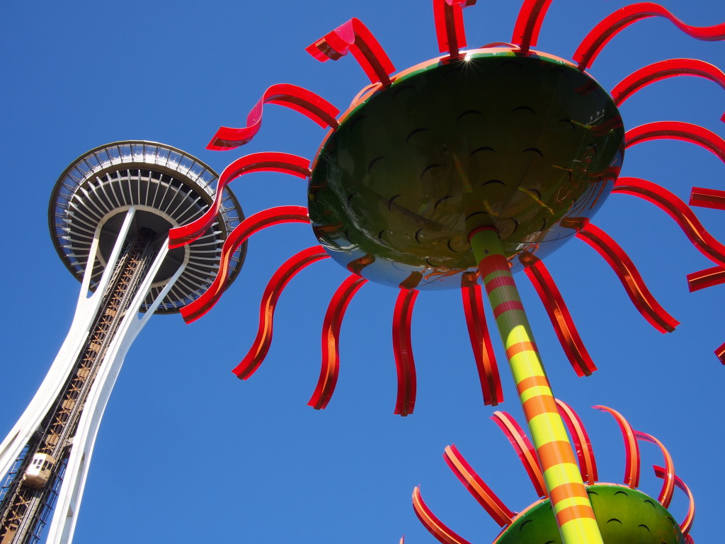 Space Needle at the Seattle Center.